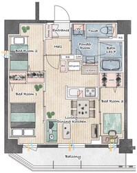 アーバネックス新御徒町の物件間取画像